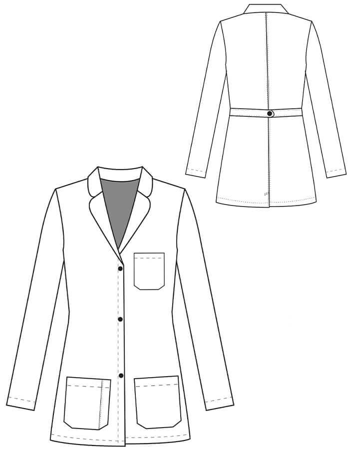 Grey's anatomy signature hot sale lab coat