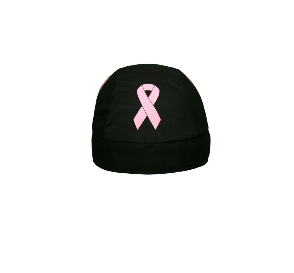 Pink Ribbon Patch on Black