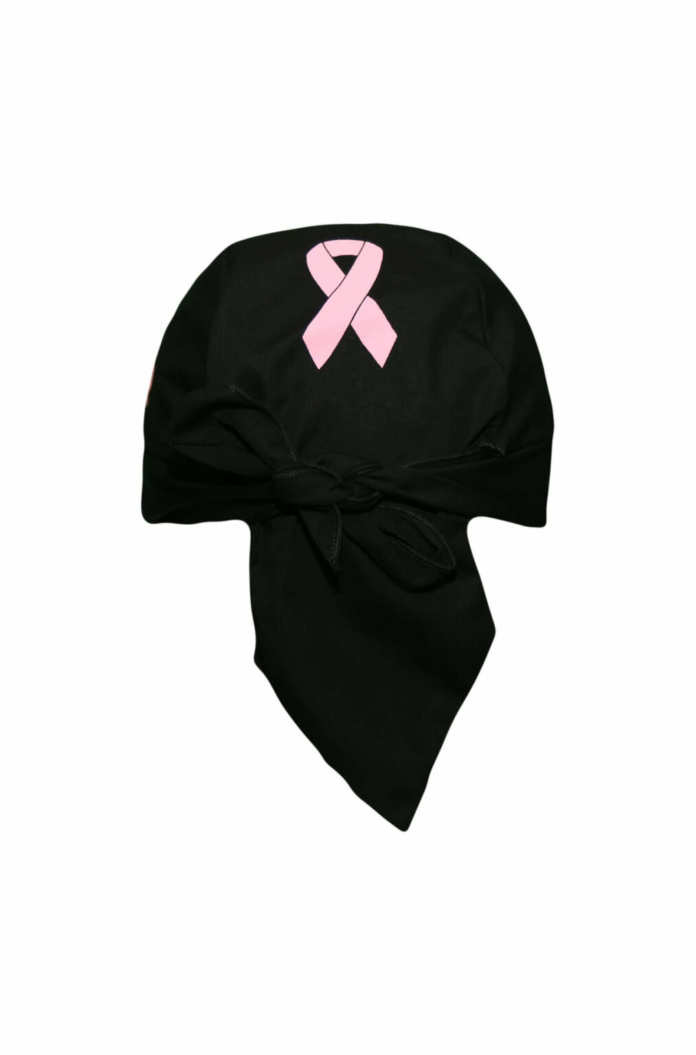 Pink Ribbon Patch on Black